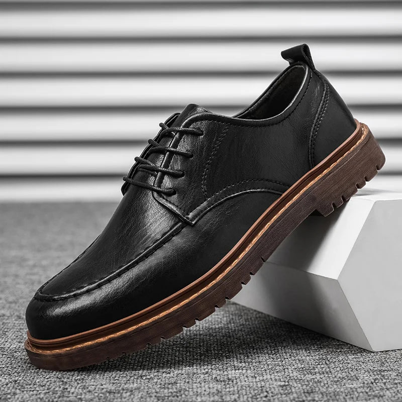 Grégoire Sestieri Brogue-Style Leather Sneakers