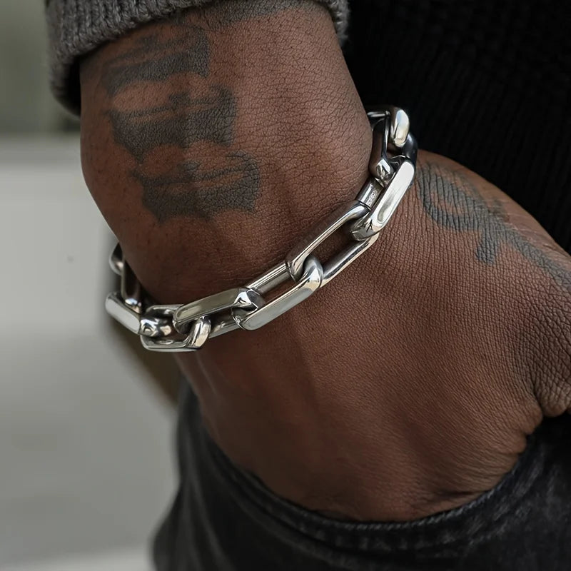 "Stratus Link" Steel Bracelet
