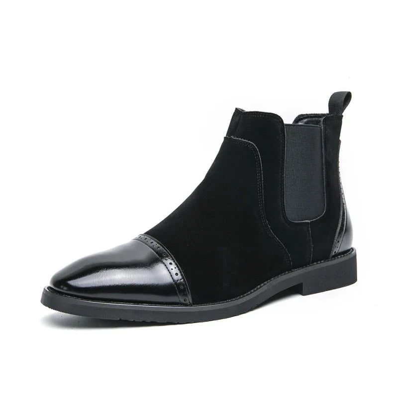 Umberto Basso Cap-Toe Chelsea Leather Boots