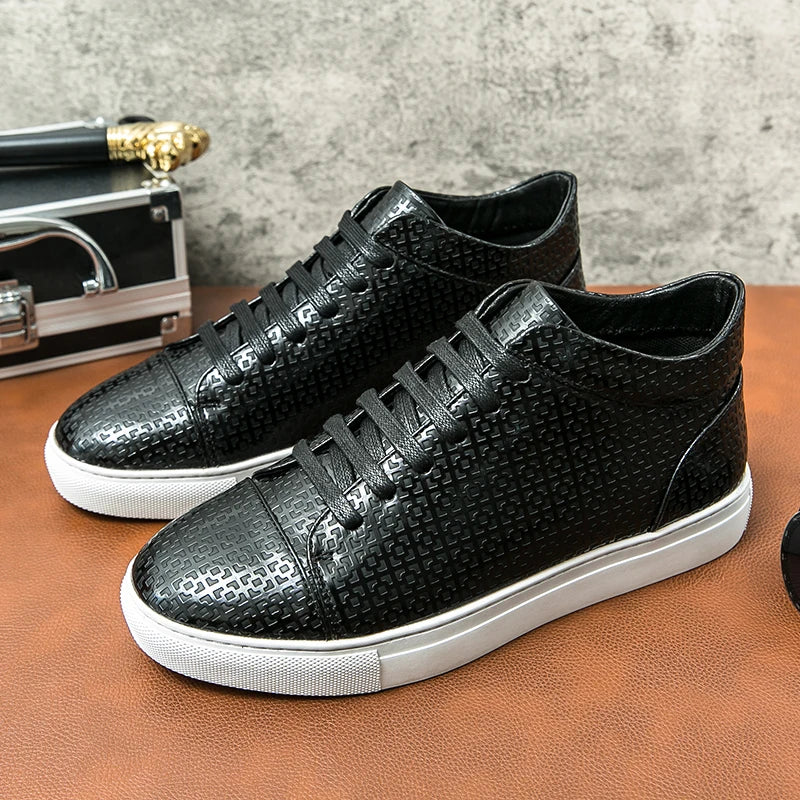 Damien Laurent Casual Leather Sneakers