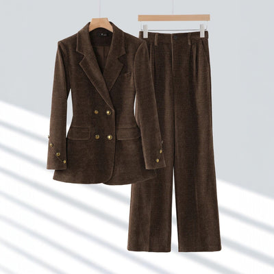 Cheri Corduroy Two-Piece Suit