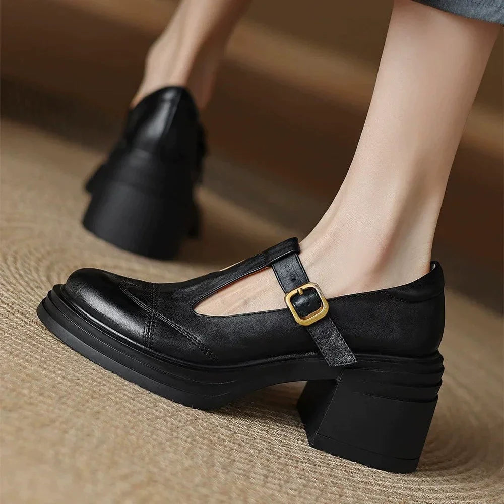 Helen | Vintage Look Heeled Shoe