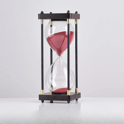 "Tempo Eterno" Wooden Hourglass