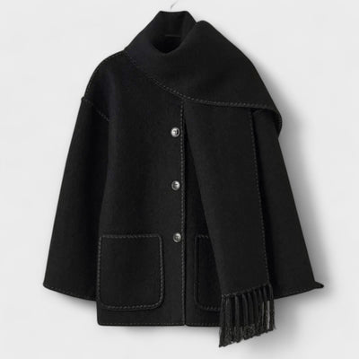 Chanel - Stylish Scarf Coat