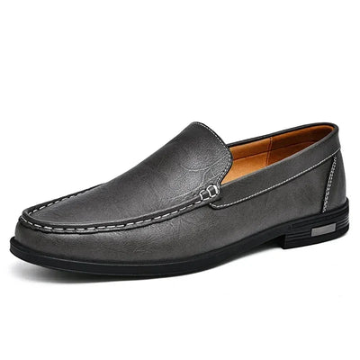 "Carlos" - Genuine Leather Slip-On Shoes