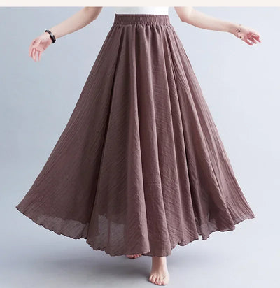 "Sunlit Breeze" Maxi Skirt