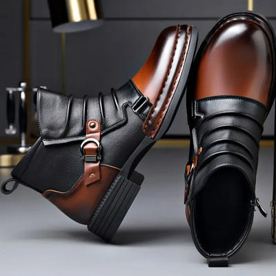 Centaur Leather Ankle Boots