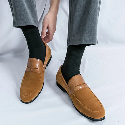 Didier Poulain Slip-On Leather Loafers