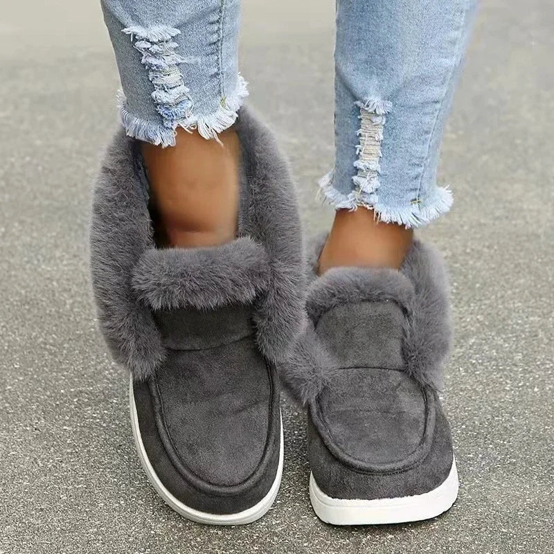 "Fuzzy Bliss" Fur Lined Sneakers