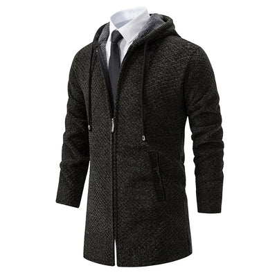 Avencea - Hooded Wool Jacket for Men