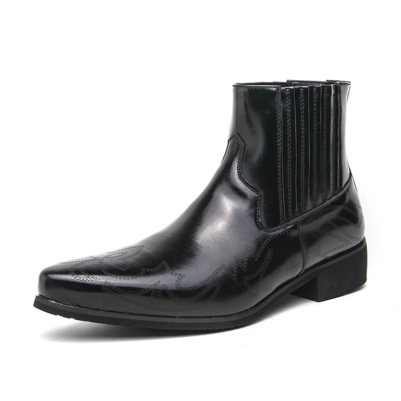 Massimo Trentini Chelsea Leather Boots