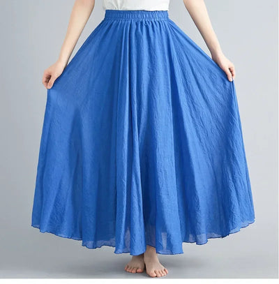 "Sunlit Breeze" Maxi Skirt