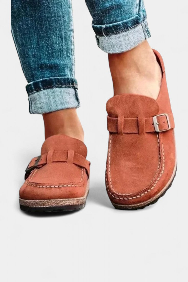 Floristra Zuecos Clásicos de Ante