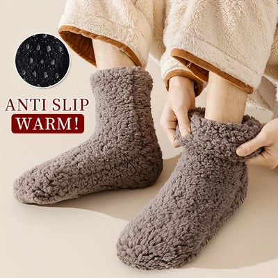 "SnugStep" Cozy Sherpa Socks