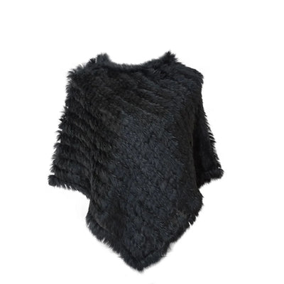 "Isabella" Fur Poncho