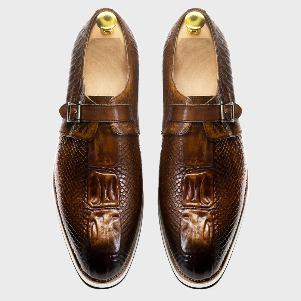 "Imperial" Leather Monkstraps