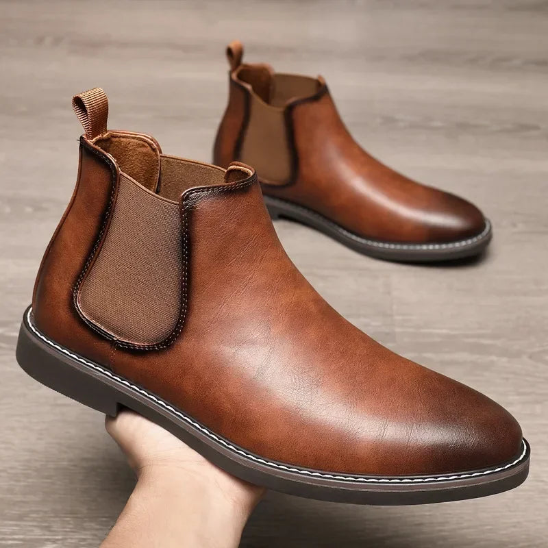 Italo Verdini Retro Chelsea Ankle Boots