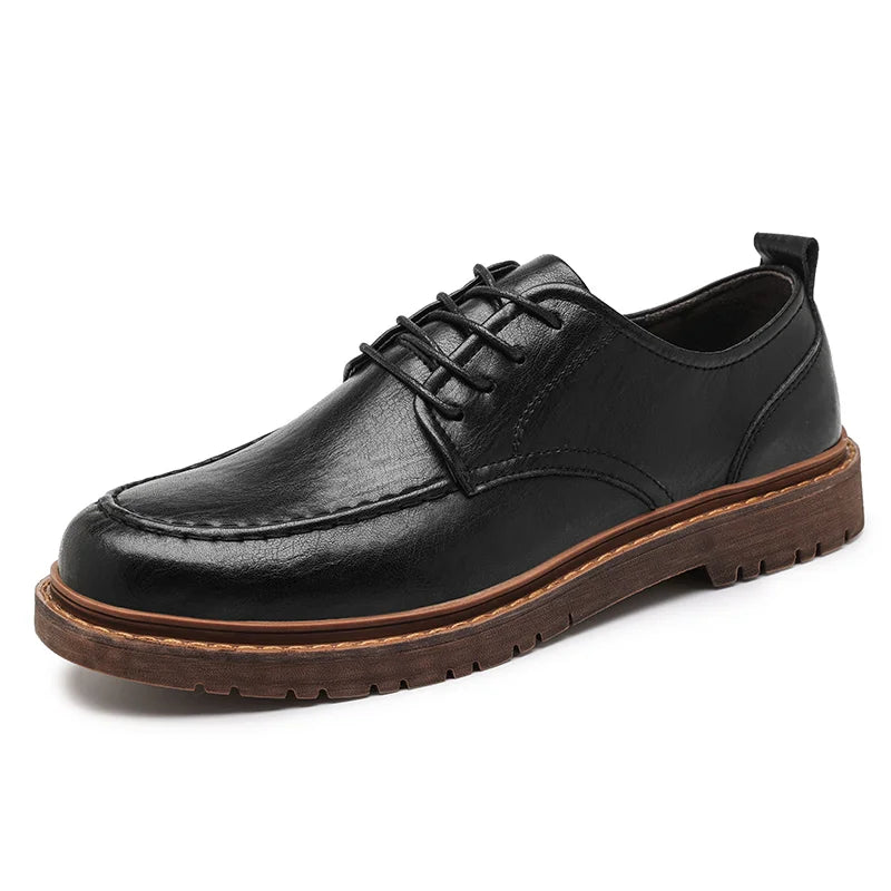 Grégoire Sestieri Brogue-Style Leather Sneakers