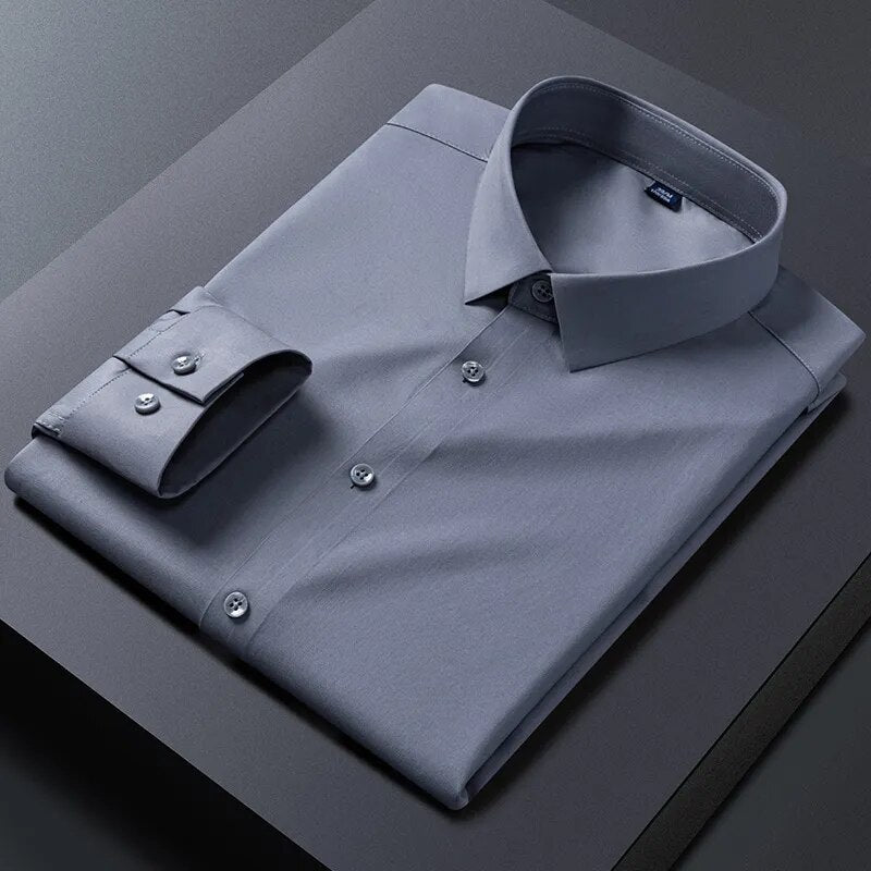 Vinthentic Stretchable Long Sleeve Button-up