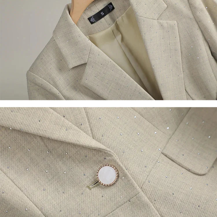 Seraphine One-Button Blazer