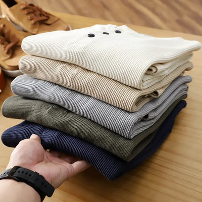 Vinthentic Signature Waffle Long Sleeve Shirt