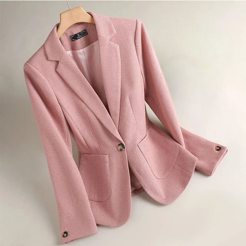 Avery One-Button Blazer
