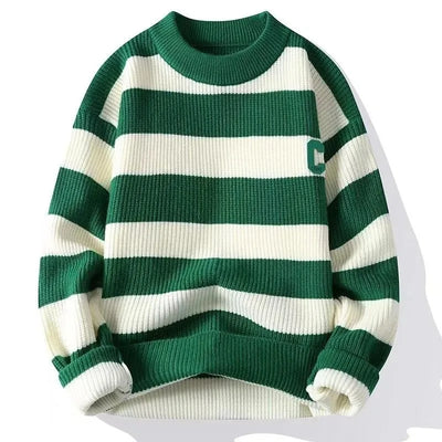 Strathmore Striped Crewneck Sweater