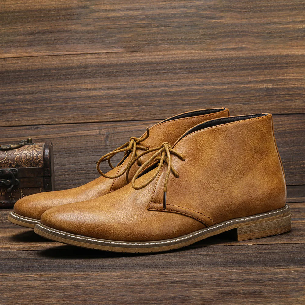 Hudson™ Leather Chukka Boots