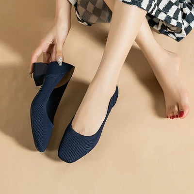 "Amari" Knitted Mid-Heels