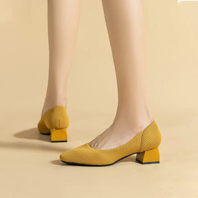 "Amari" Knitted Mid-Heels