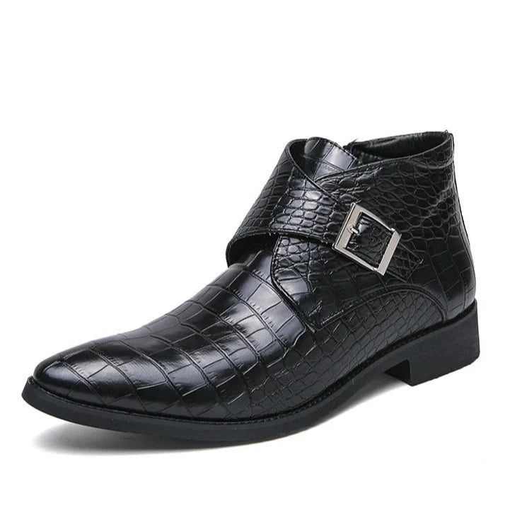 Marius Baudin Leather Buckle Boots