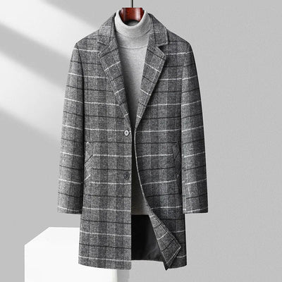 "Marco Salvatore" Wool Overcoat