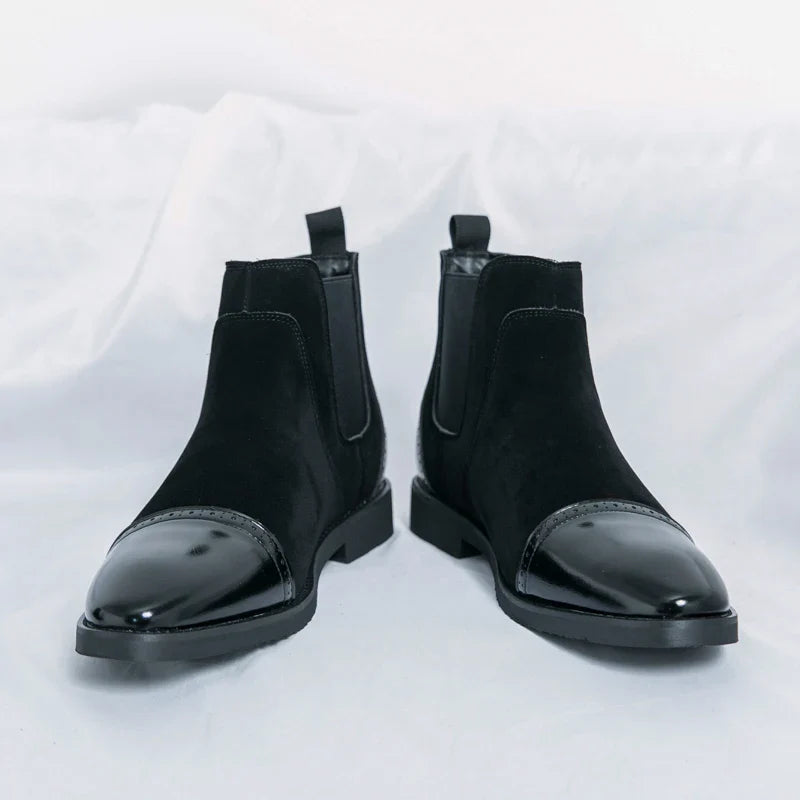 Umberto Basso Cap-Toe Chelsea Leather Boots