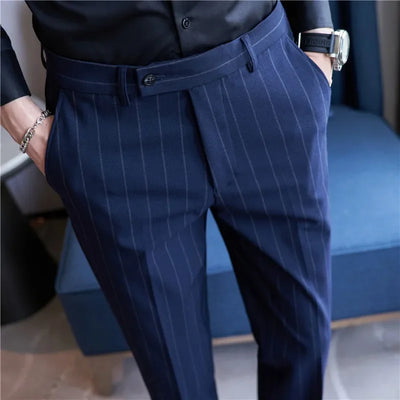 Enzo Palladino Slim Business Casual Pants