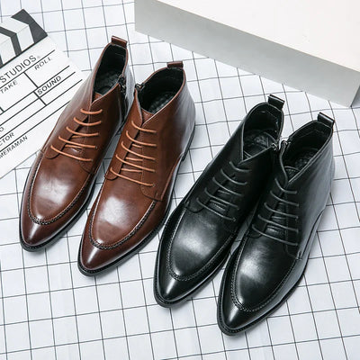 Flavio Martini Leather Ankle Boots