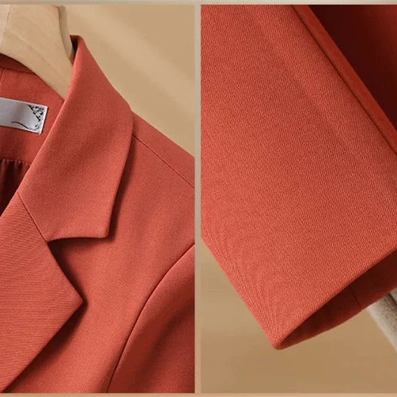 Camellia One-Button Blazer