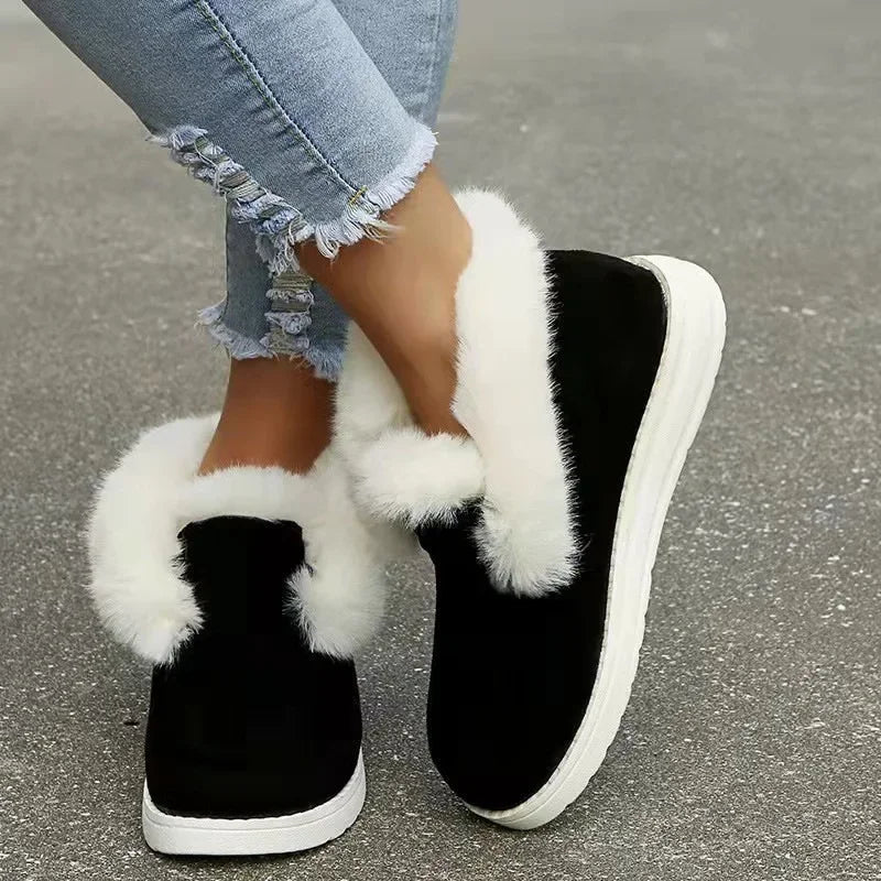 "Fuzzy Bliss" Fur Lined Sneakers