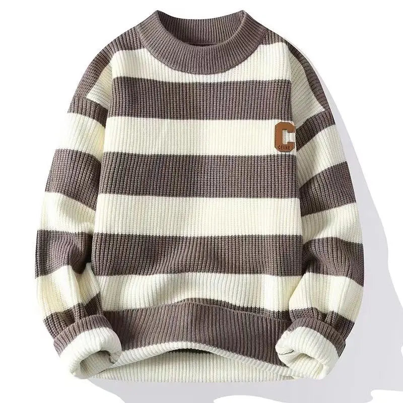 Strathmore Striped Crewneck Sweater