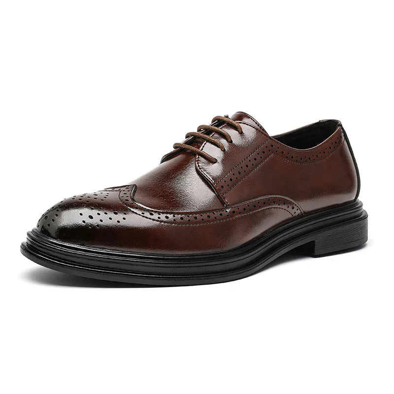 Fra Angelico Leather Wingtip Shoes