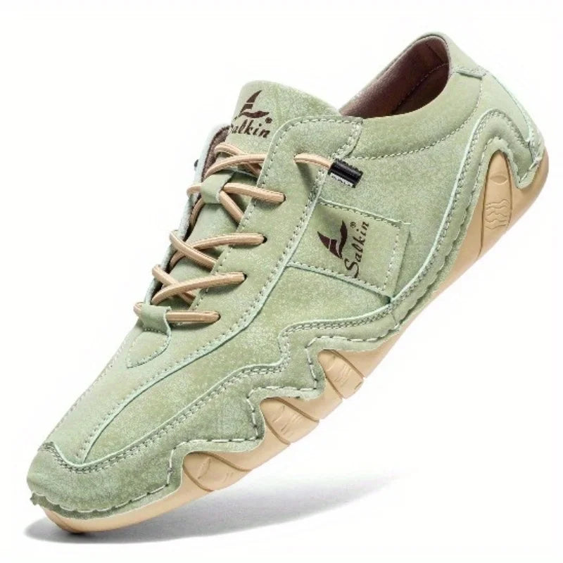 The Salkin™ Retro Genuine Leather Italian Shoes - by Cristian Moretti™