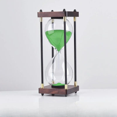 "Tempo Eterno" Wooden Hourglass