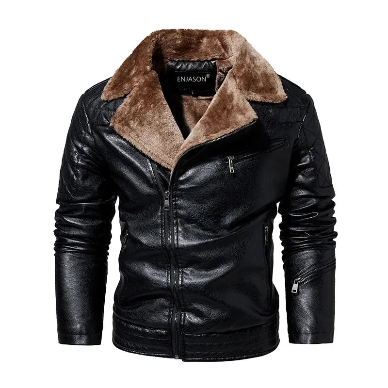 "Napoli Elegante" Designer Leather Jacket