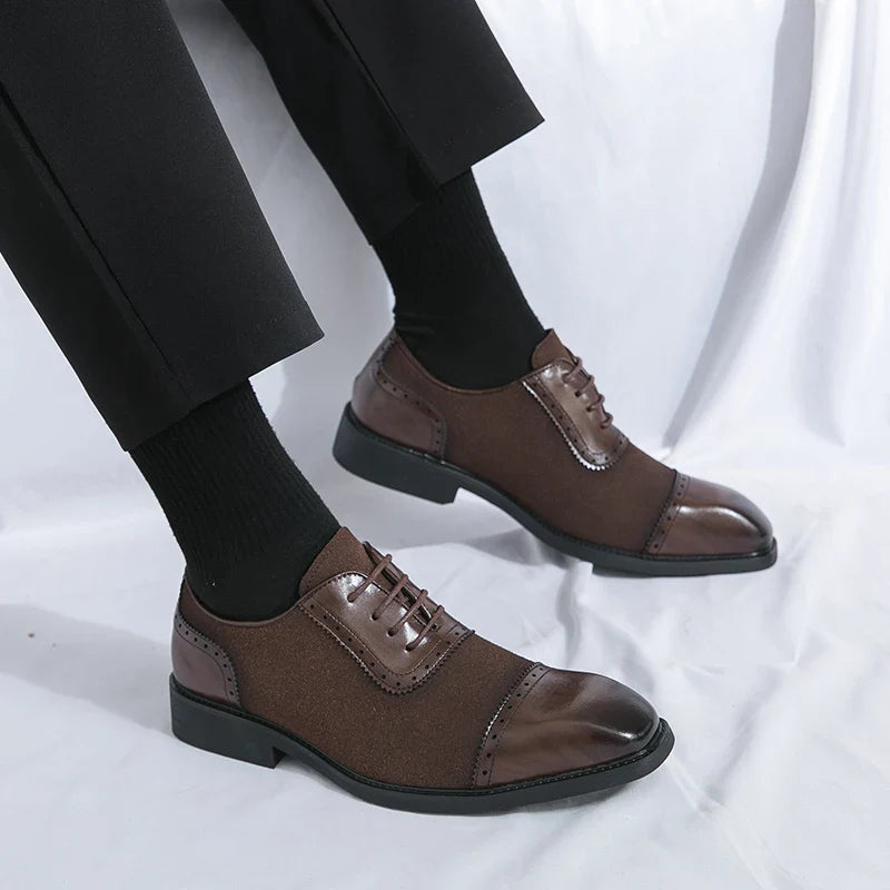 Luca Pellegrini Leather Oxford Brogues Shoes
