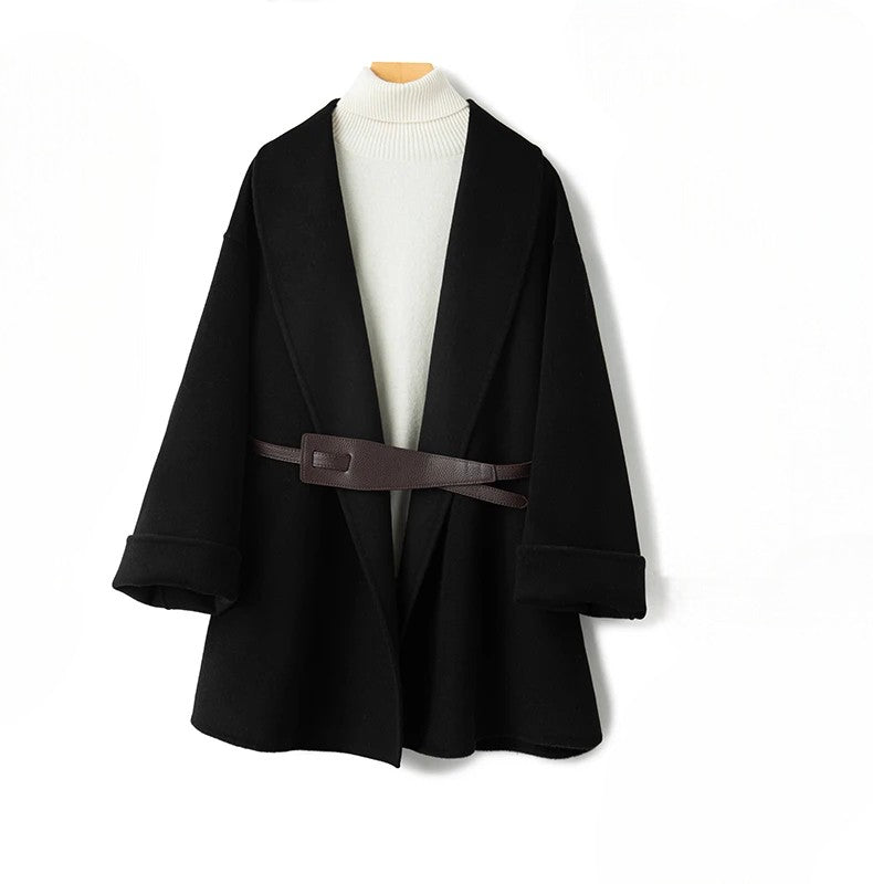Cosmopolitan Wool Kimono Coat
