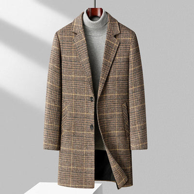 "Marco Salvatore" Wool Overcoat