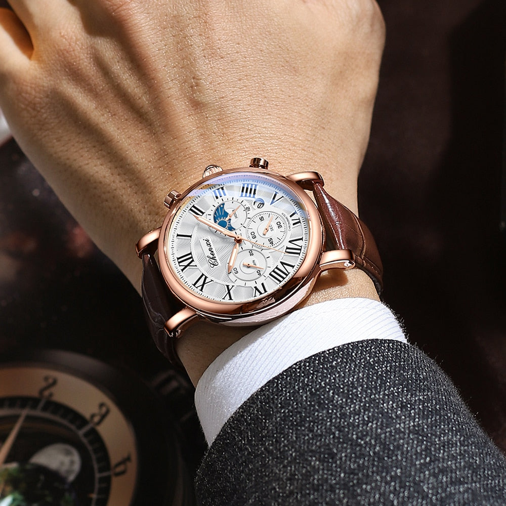 Harry Melbourne® - Luxurious Leather Quartz Watch