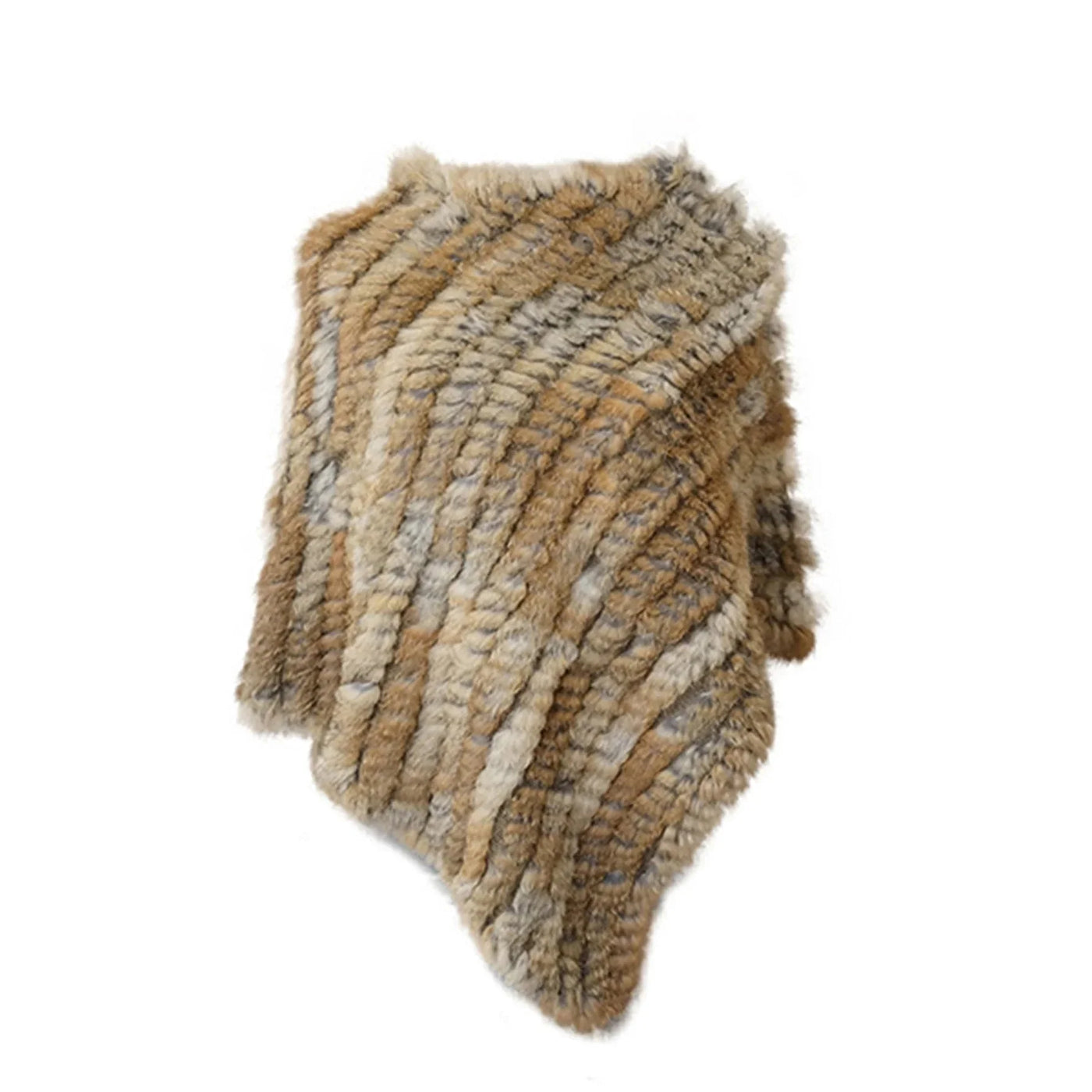 "Isabella" Fur Poncho