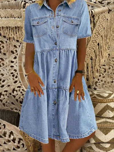 Sofia® | Boho Denim Dress