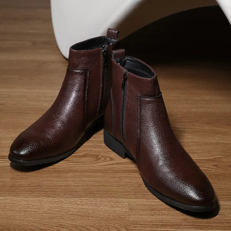 Fabio Moreschi Leather Chelsea Boots