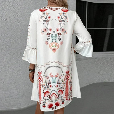 Kissia ~ Artistic Boho Print Dress